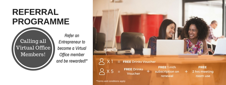 Referral Programme @ One Bizhub Singapore (The Commerze@Irving)
